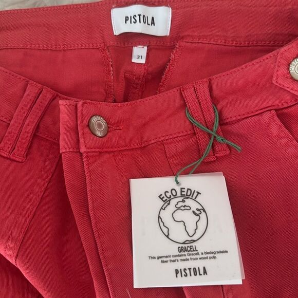 Pistola Pants Erin High-Rise Utility Crop Straight Leg - Picture 3 of 6